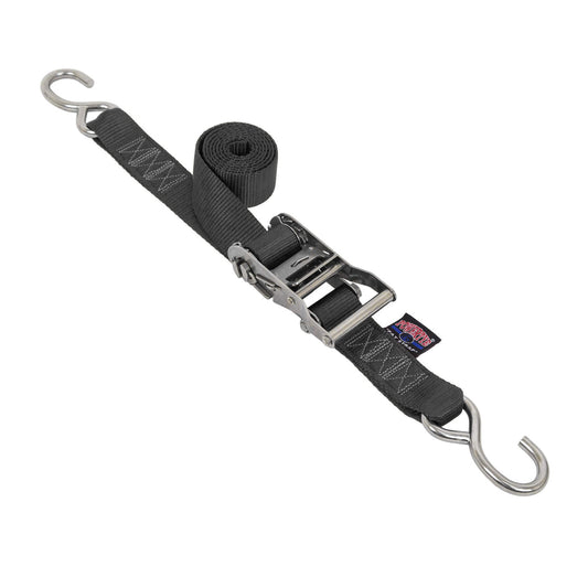 1.5" Ratchet Straps with Stainless Hooks