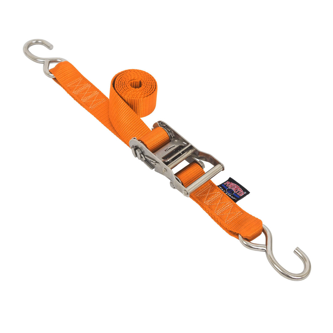 1.5" Ratchet Straps with Stainless Hooks