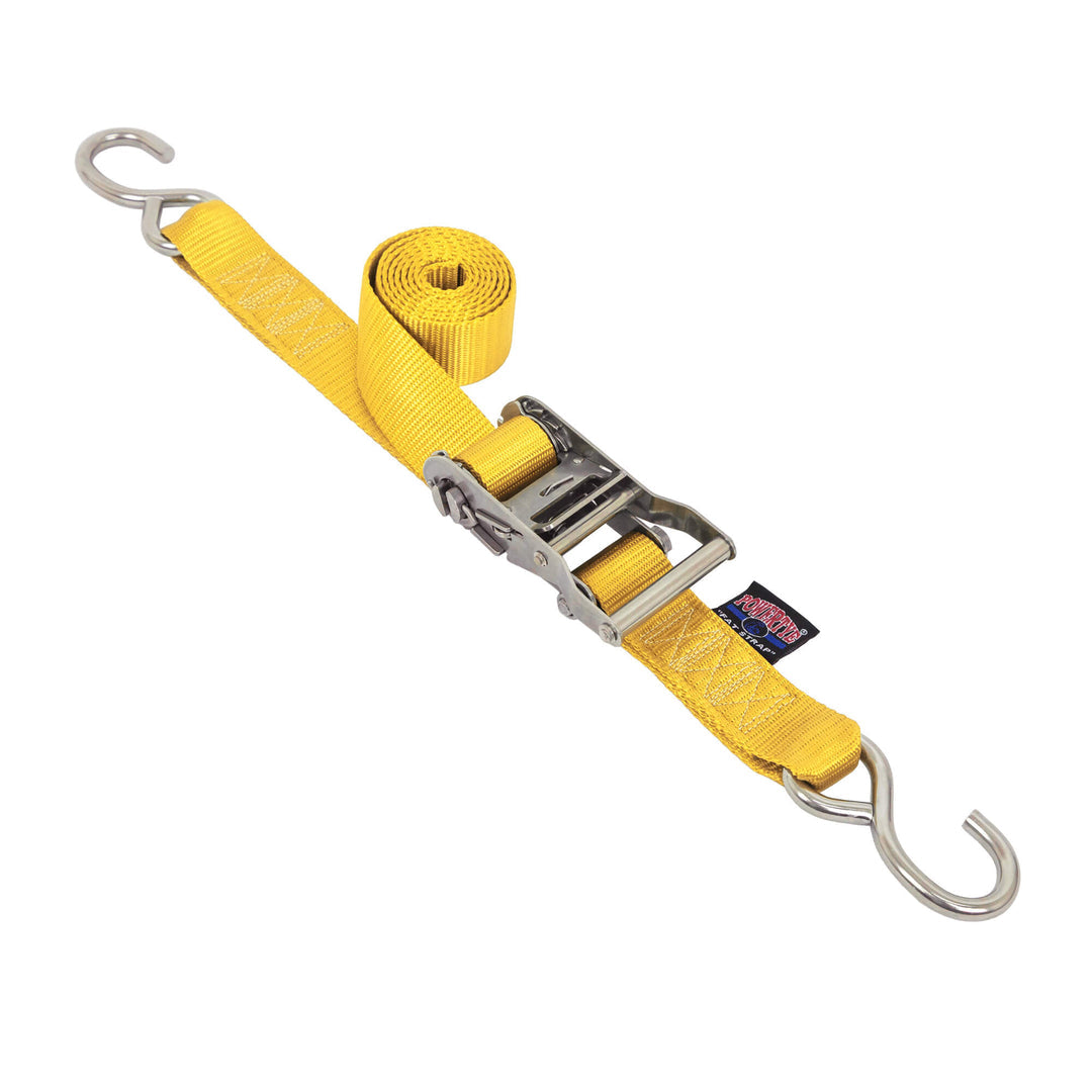 1.5" Ratchet Straps with Stainless Hooks
