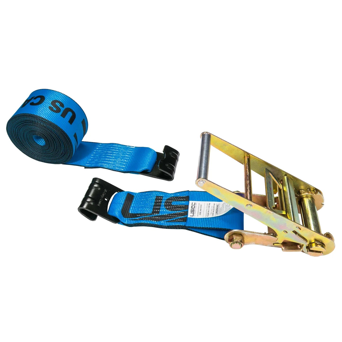 3” Heavy Duty Ratchet Straps with Flat Hooks