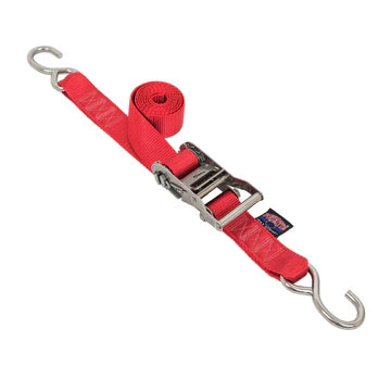 1.5" Ratchet Straps with Stainless Hooks