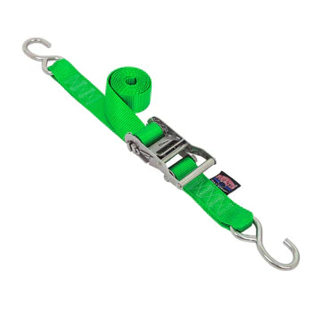 1.5" Ratchet Straps with Stainless Hooks