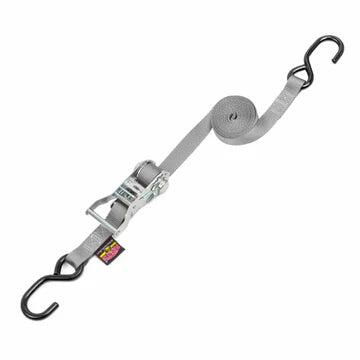 1" Wide Ratchet Straps with S Hooks