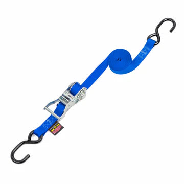 1" Wide Ratchet Straps with S Hooks